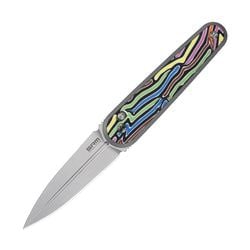 Twin – Rainbow G10 Handle / Bead blast Finished N690 Blade Twin 251MB-GX