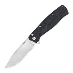 221X – Black G10 Handle | Brush Finished 14C28N Steel Blade 221X-GB