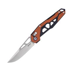 Mecha – Orange G10 Handle / Bead Blast Finished D2 Blade Mecha 9225-GJ