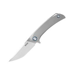 Asika – Bead Blast TC4 Titanium Handle | Brush Finished 154CM Blade Asika 7411-TZ