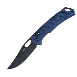 Blue G10 handle / brushed 8Cr blade 9201-PL