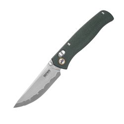 Medal – OD Green Micarta Handle | Bead Blast Finished Laminated 140Cr Steel Blade Medal 255L-MG