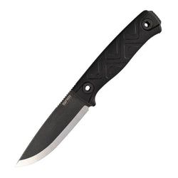 Bushcut – Black G10 Handle | Stonewash Finished 14C28N Steel Blade Bushcut 702T-GB