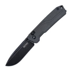 Rubik – Black Micarta Handle / Black Stonewash Finished 10Cr Blade Rubik 7228L-MB2