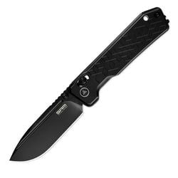 Rubik – Anodized Black Aluminum Handle / Matte Black Titanium Coat Finished 14C28N Blade Rubik 7228B-AB