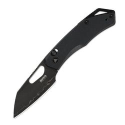Black G10 Handle / Black Finished Laminated 140Cr Steel Blade Cub 261M-GB2