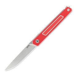 Red G10 Handle / Brush Finished Sandvik 12C27 Blade Swift 125L-GR