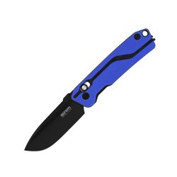 Blue G10 handle / D2 black finished blade 7228-GI