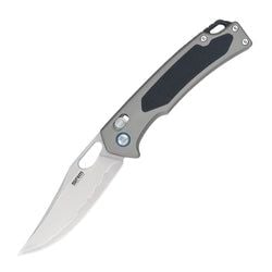 Grey Aluminum Handle / Bead Blast Finished Laminated 140Cr Steel Blade Retriever 9203-AK