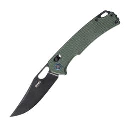 OD green Micarta handle / Black stonewashed 10Cr blade 9203-MG2