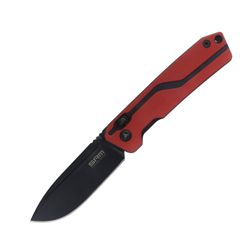 Rubik – Red G10 Handle / Black Stonewash Finished 10Cr Blade Rubik 7228L-GV
