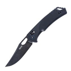 Black G10 Handle / Black Stonewash Finished D2 Blade Retreiver 9201-GB