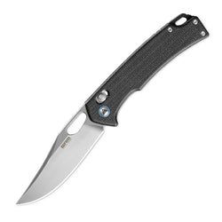 Black Micarta Handle / Brush Finished 10Cr Blade Retriever 9203-MB