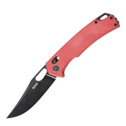 Red Micarta handle / Black stonewashed 10Cr blade 9203-MR2