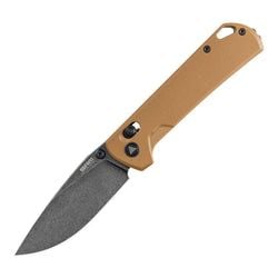 Tan G10 Handle / PVD Black Finished D2 Blade 168L-GW2