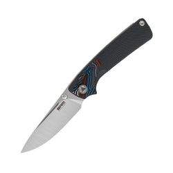 Dark Grey G10 Handle | Brush Finished 14C28N Blade Dome 106M-GK