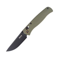 OD green G10 handle / 10Cr brushed blade 255L-GP