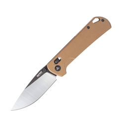 Tan G10 handle /  D2 brushed blade 168L-GW