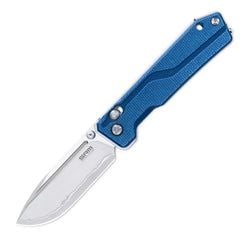 Rubik – Blue Micarta Handle / Bead Blast Finished Laminated 140Cr Blade Rubik 7228B-ME2
