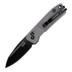Gray Aluminum Handle | DLC Black Finished 14C28N Steel Blade Scout 7229-AK