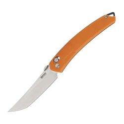 9211 – Orange G10 Handle / Brush Finished 8Cr Blade 9211-GJ