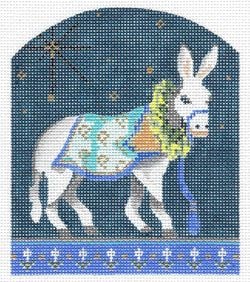 Nativity Canvas Piece – The Petite Donkey