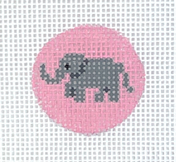 Insert Design – Gray Elephant on Pink