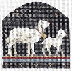 Nativity Canvas Piece – Mama Sheep & Her Lamb