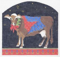Nativity Canvas Piece – Bessy the Cow