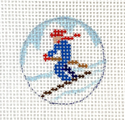 Insert Design – Downhill Skier on Mountain