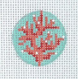 Insert Design – Red Coral on Turquoise