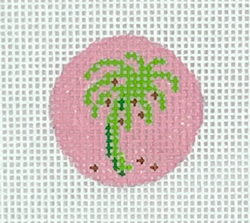 Insert Design – Green Palm Tree on Pink