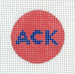 Insert Design – ACK – navy on Nantucket red
