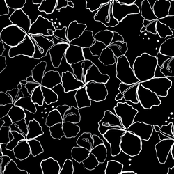 Daze Top – Ink Hibiscus