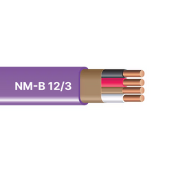 3 Conductors – 12/3 NM-B
