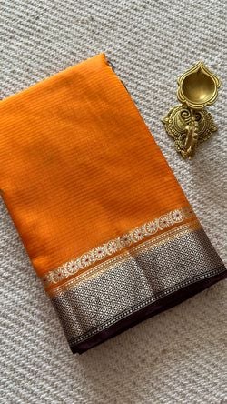 Colours – ORANGE WITH COFFEEBROWN