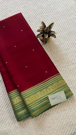 MARRON WITH SEAGREEN