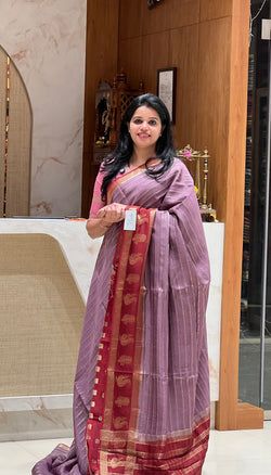 LAVENDER WITH MAROON