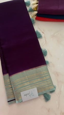 PURPLE WITH SEAGREEN