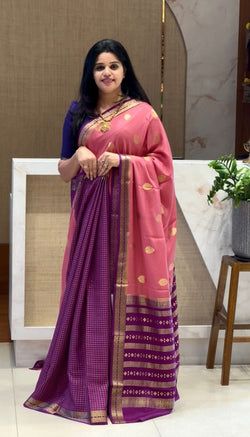 Colours – PEACH WITH MAGENTA