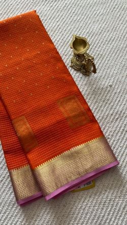 Colours – ORANGE WITH BABYPINK