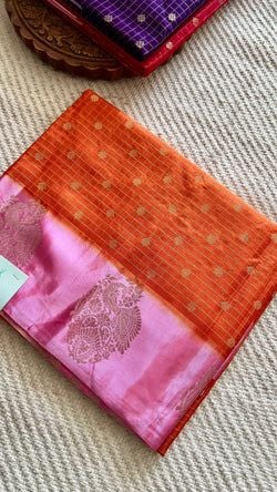 Colours – ORANGE WITH BABYPINK