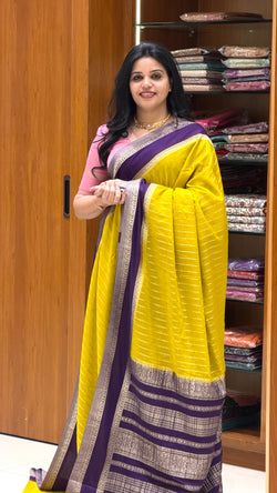 Colours – YELLOW WITH PURPLE