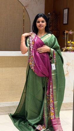 Colours – GREEN WITH MAGENTA