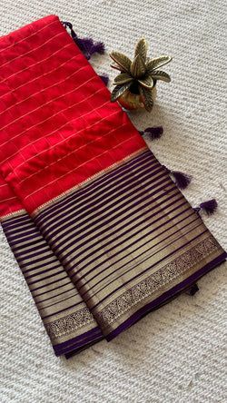 Colours – RED WITH PURPLE