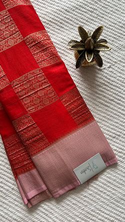 Colours – RED WITH BABYPINK