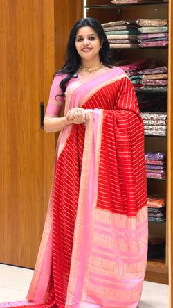 Colours – RED WITH BABYPINK
