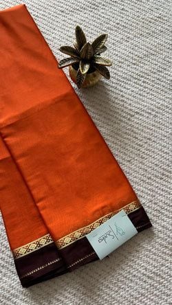 ORANGE WITH COFFEEBROWN