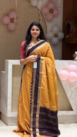 Colours – MUSTARD WITH COFFEEBROWN