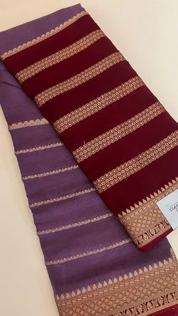 Colours – LAVENDER WITH MAROON